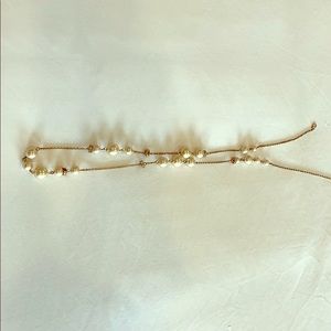 30” necklace from J Crew.